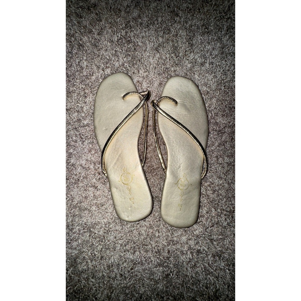 Sole Mates Gold Strappy Sandals